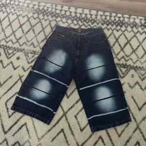 Noize Jean Shorts Faded 34”